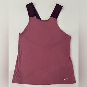 Nike Dri-Fit Pro Mauve and Maroon Tank